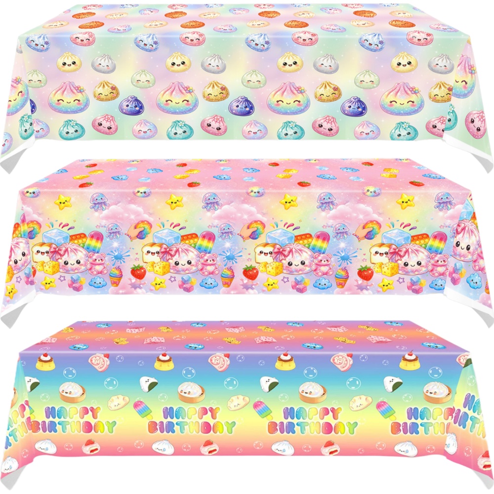 Table Cloth Disposable - Taplak Meja Sekali Pakai Ukuran 137x274cm