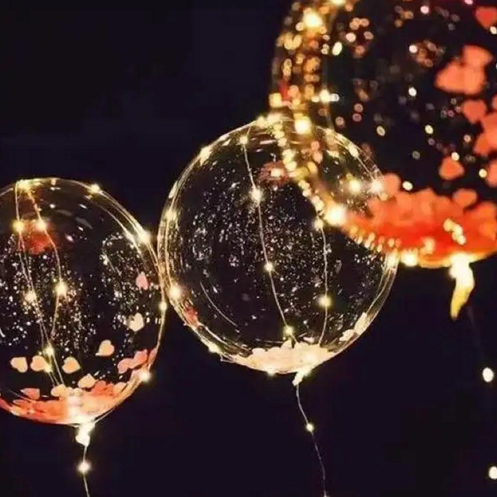 Led Balloon Light - 3 Buah Balon Led Balon Menyala