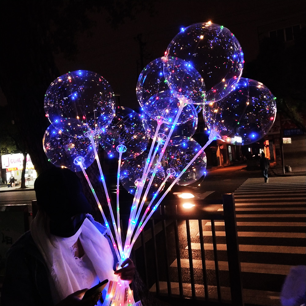 Led Balloon Light - Balon BoBo LED menyala dalam gelap,