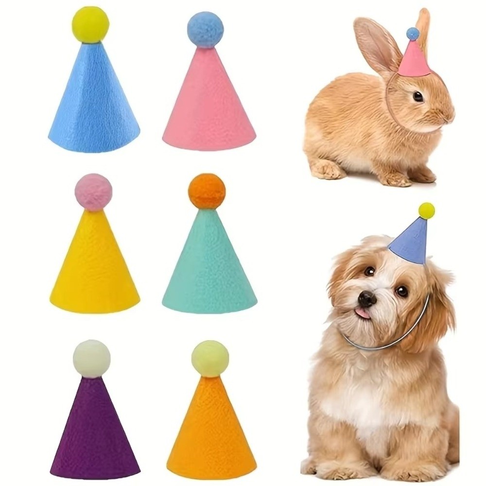 Party Hat Cone - Set 6 Buah Topi Pesta Mini