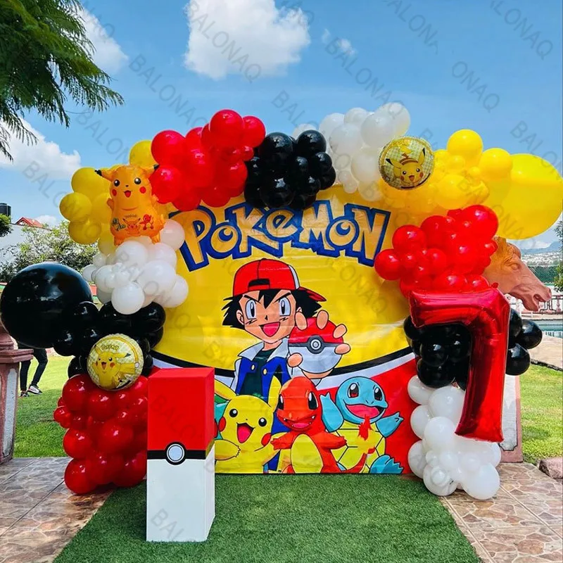 126pcs Set Balon Tema Kartun P - Balloon Arch Kit ulasan dan harga