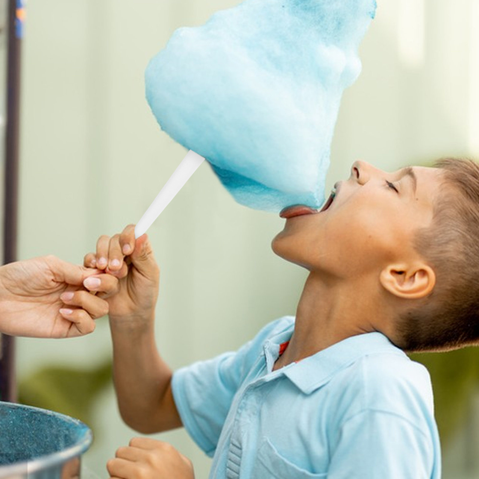 20 Buah Stik Permen Kertas Tah - Cotton Candy Cone ulasan dan harga