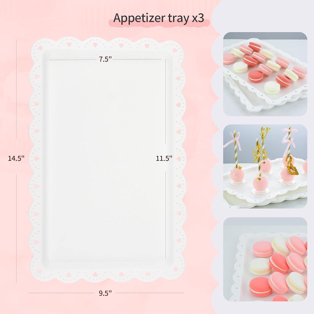 Set 5 Rak Kue dengan 2 Rak Cup - Cupcake Stand Tier ulasan dan harga