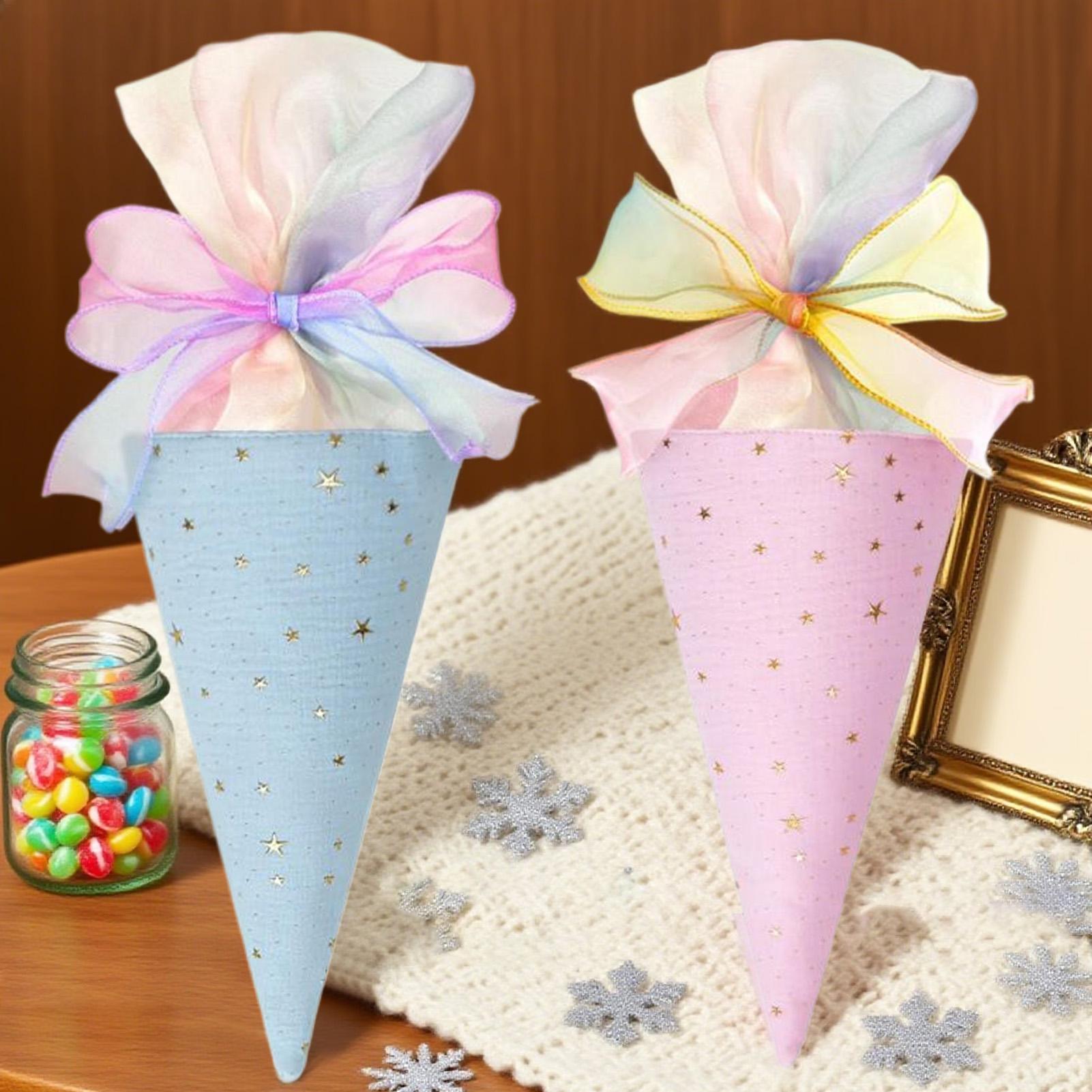 Kemasan Kue Bentuk Kerucut 2 B - Cotton Candy Cone ulasan dan harga
