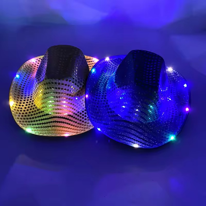 Topi Koboi Cowgirl LED Blinky  - Party Hat Cone ulasan dan harga