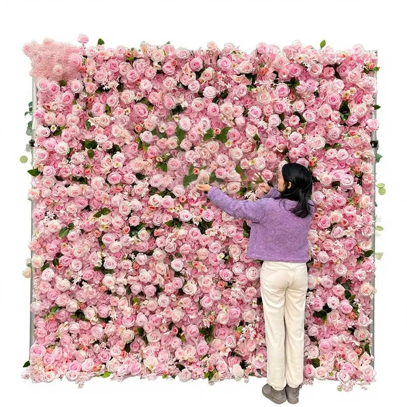 Dinding Bunga Sutra Buatan Sun - Flower Wall Panel ulasan dan harga