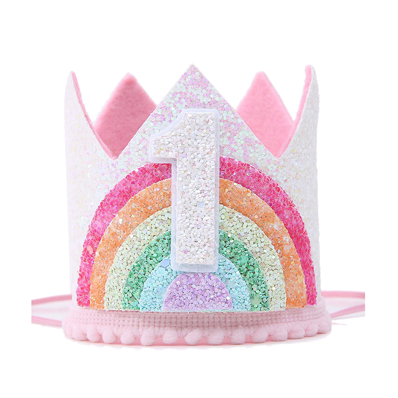 Merasa pelangi tema pesta ulan - Party Hat Cone ulasan dan harga