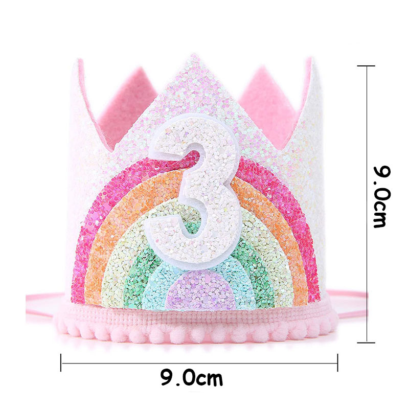 Merasa pelangi tema pesta ulan - Party Hat Cone ulasan dan harga