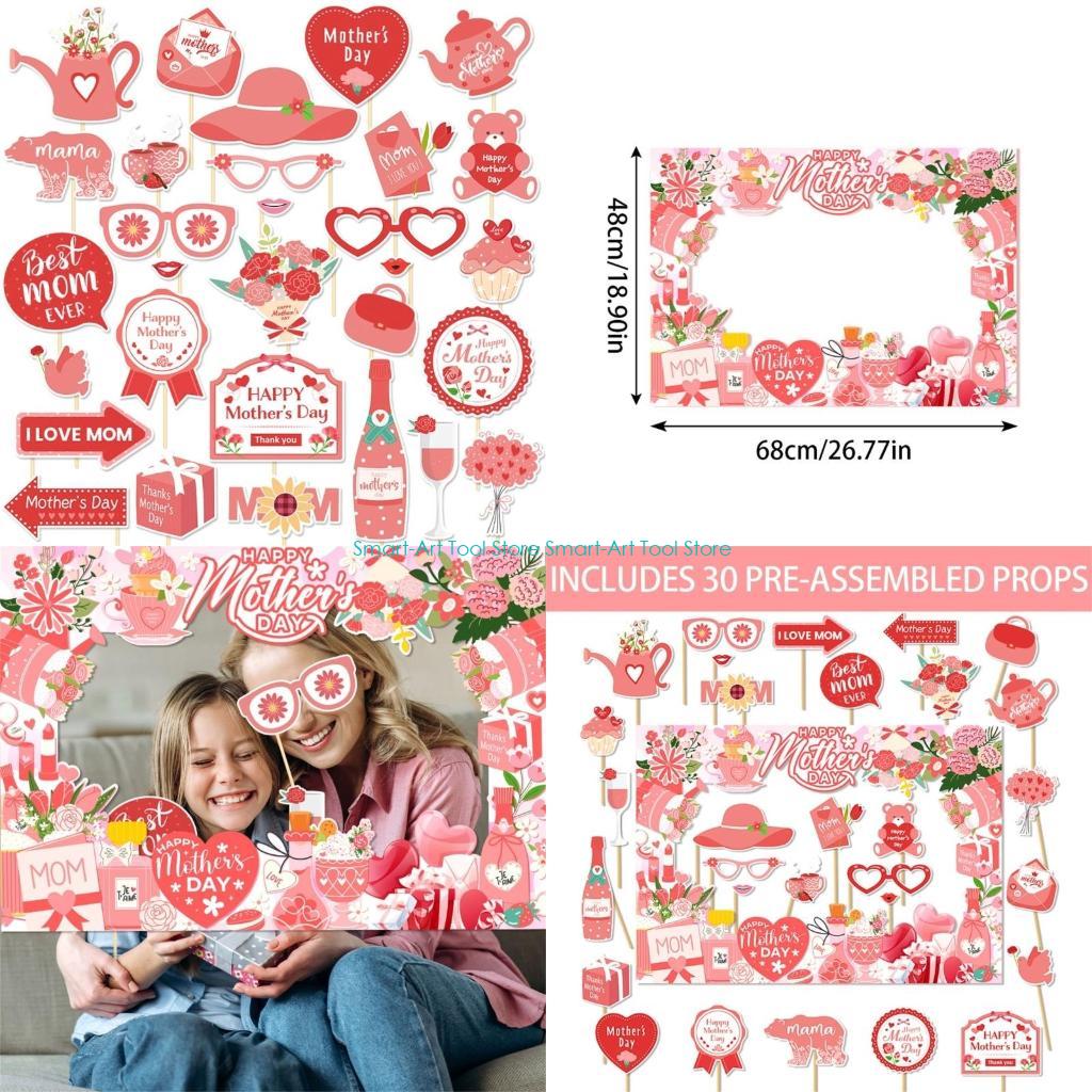 E1PB Props Fotografi Hari deng - Photo Booth Frame ulasan dan harga