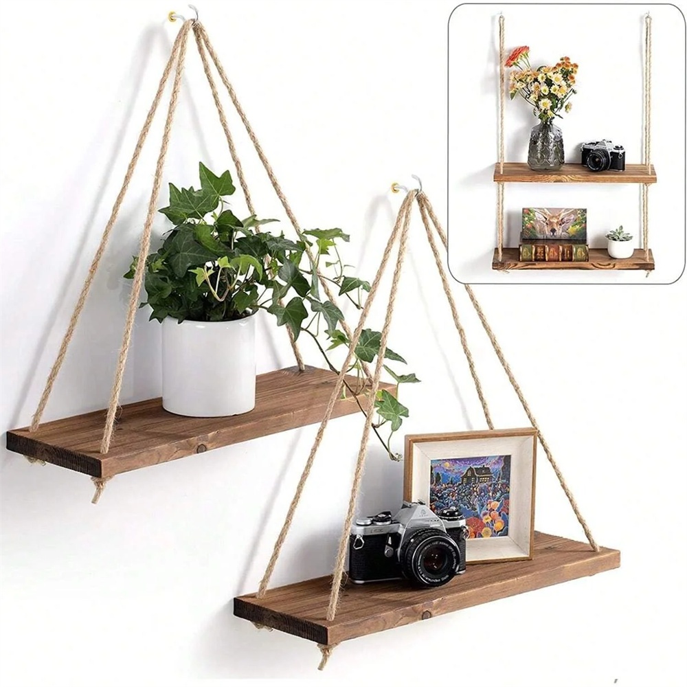 1 buah Rak Gantung Kayu dengan - Flower Wall Panel ulasan dan harga
