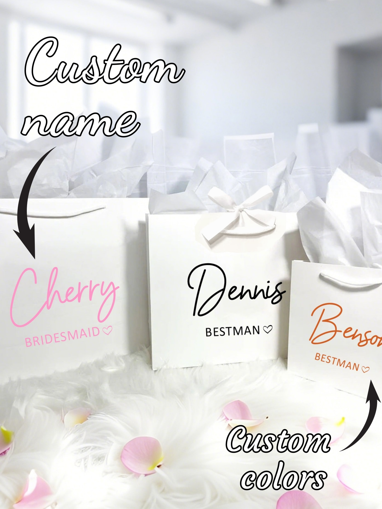 1pc Tas Hadiah Kustom Pernikah - Party Favor Bag ulasan dan harga