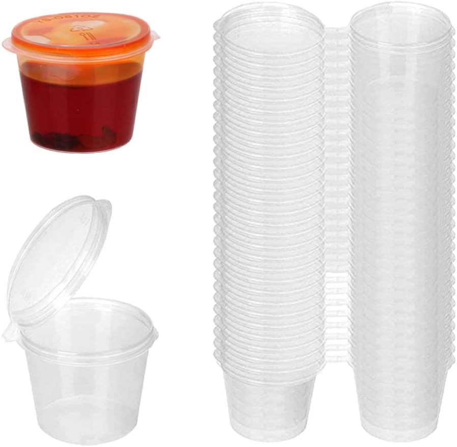 Cup Saus Plastik Transparan Se - Plastic Cup 50Pcs ulasan dan harga