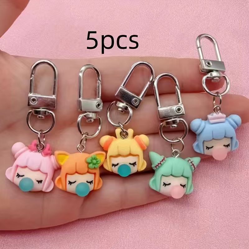 5 buah gantungan kunci resin b - Party Favor Bag ulasan dan harga