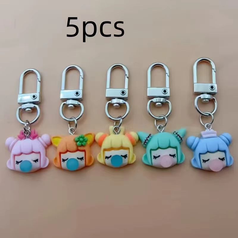 5 buah gantungan kunci resin b - Party Favor Bag ulasan dan harga