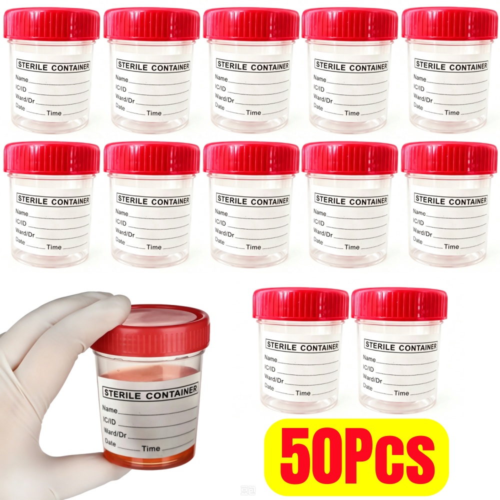 50 pcs Gelas Urin Plastik Seka - Plastic Cup 50Pcs ulasan dan harga