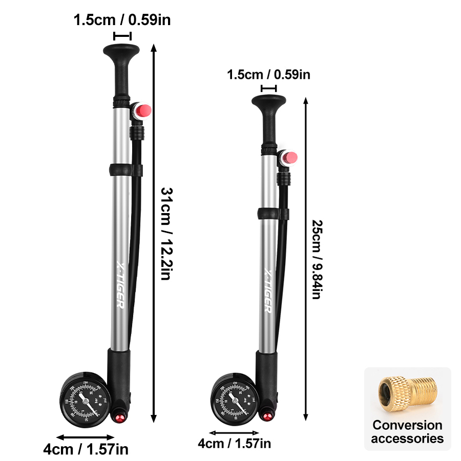 Pompa udara sepeda X-TIGER 300 - Balloon Pump Hand ulasan dan harga