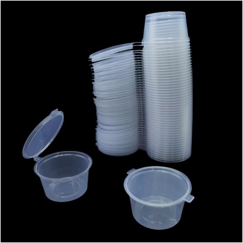 Cangkir Saus Plastik Transpara - Plastic Cup 50Pcs ulasan dan harga